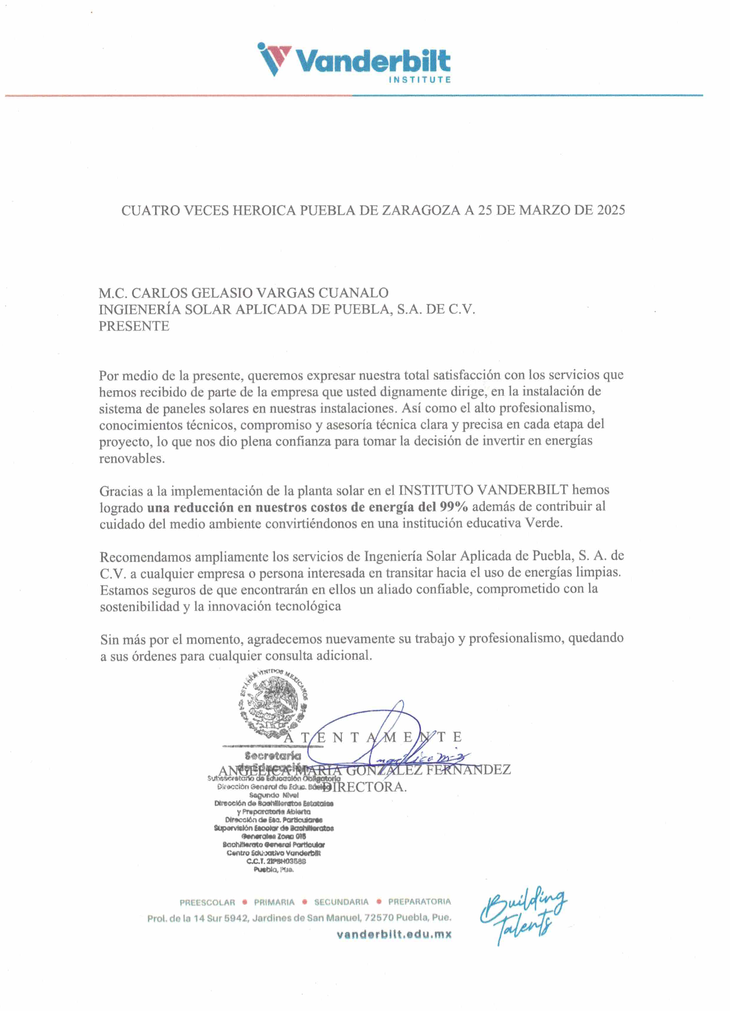 VANDER CARTA